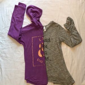 2 girls’ size 16 sweaters